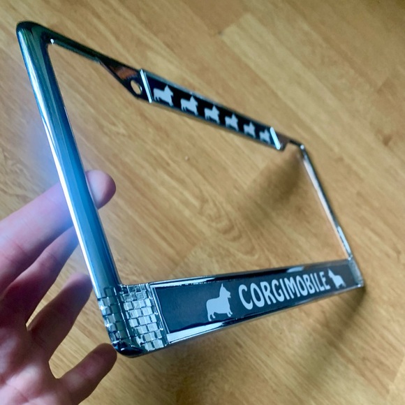 Corgimobile license plate cover. brand new. metal - Picture 5 of 5